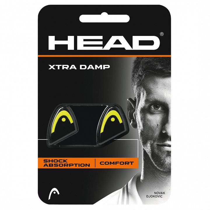 Head Xtra Damp Black / Yellow 2 szt.